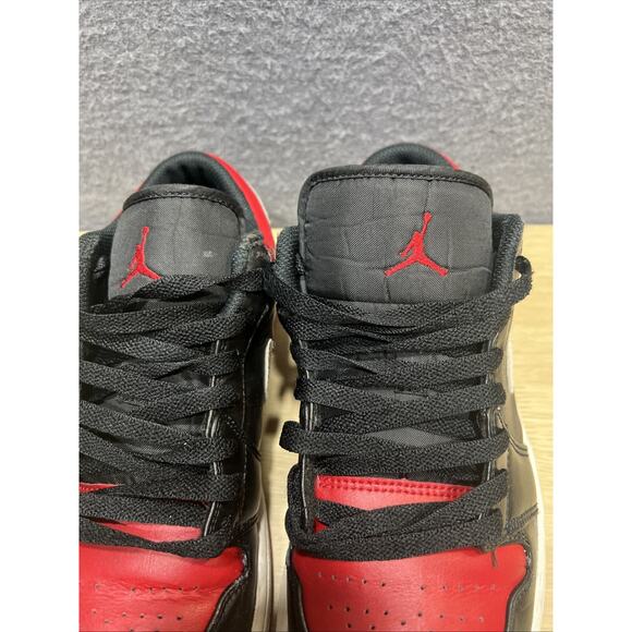 Nike Air Jordan 1 Low Alternate Bred Toe 553558-066 Mens Size 8 - Picture 4 of 9
